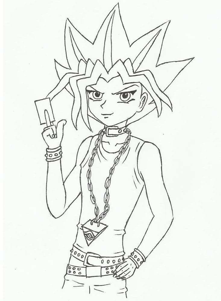 Dibujo gratuito Yu-Gi-Oh! #183203 de la coleccion Videojuegos para imprimir