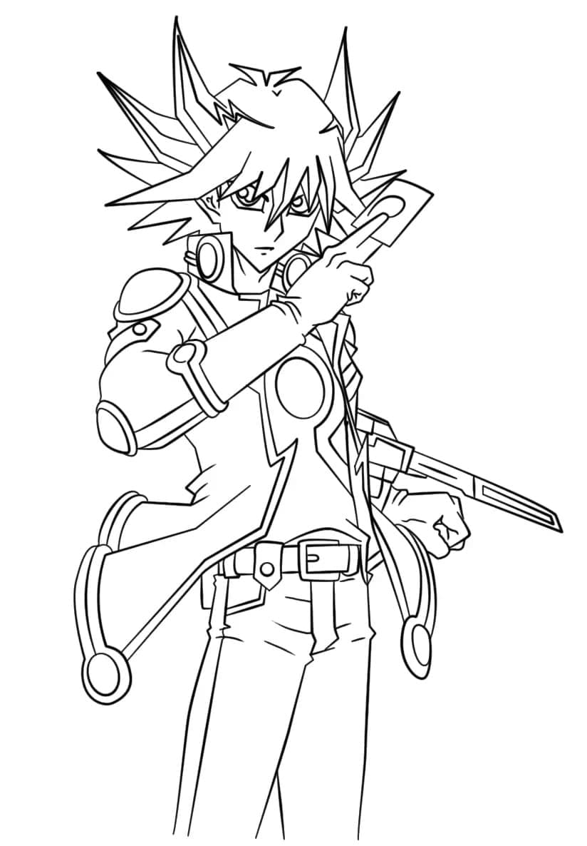 Dibujo gratuito Yu-Gi-Oh! #183215 de la coleccion Videojuegos para imprimir