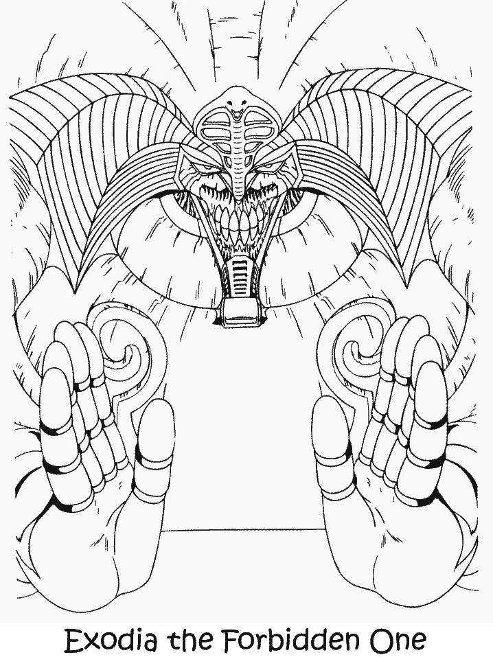 Dibujo para colorear: Yu-Gi-Oh! (Videojuegos) #53029 - Dibujos para Colorear e Imprimir Gratis