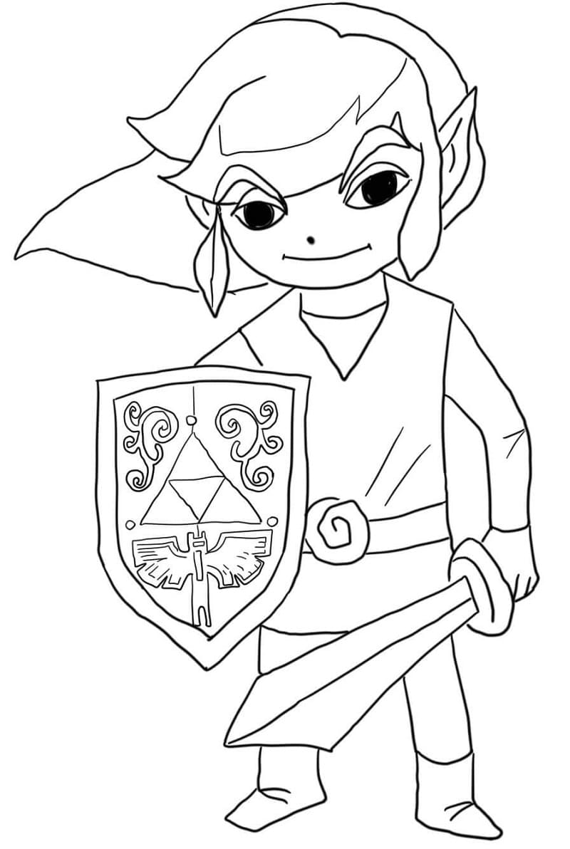 Dibujo gratuito Zelda #200873 de la coleccion Videojuegos para imprimir Dibujo gratuito Zelda #200873 de la coleccion Videojuegos para imprimir