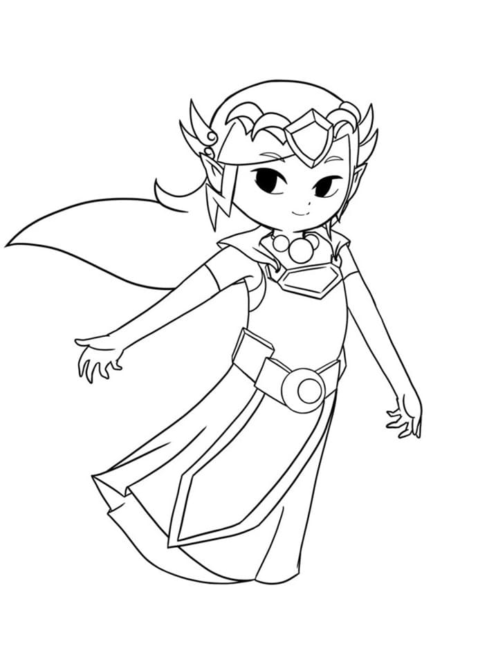 Dibujo gratuito Zelda #200874 de la coleccion Videojuegos para imprimir