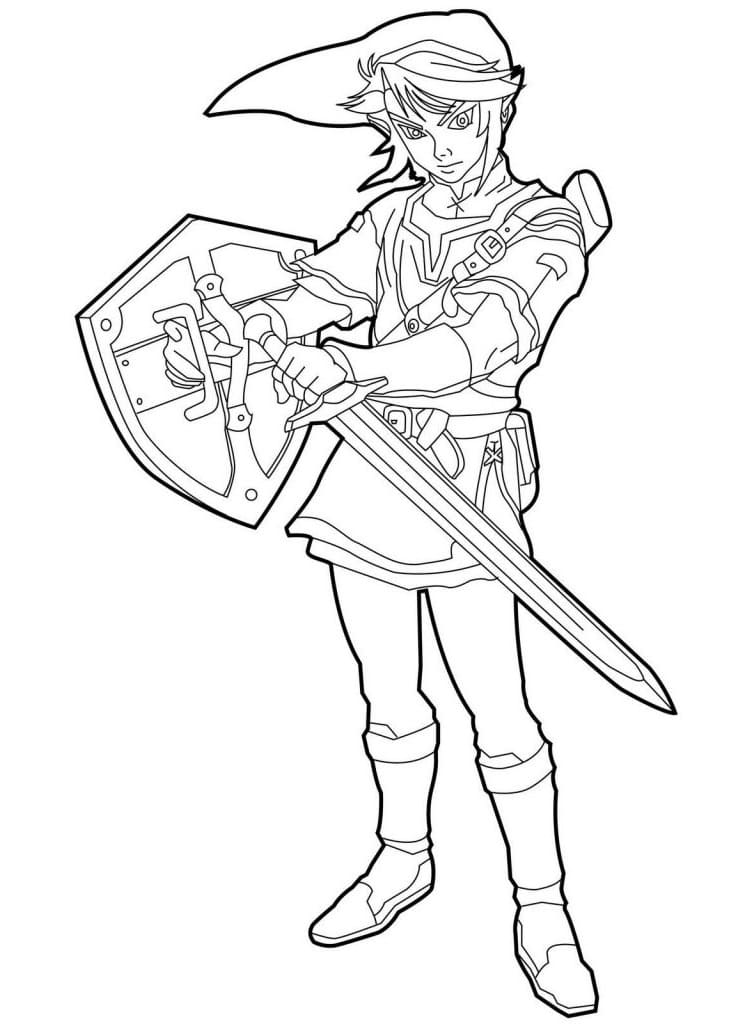 Dibujo gratuito Zelda #200875 de la coleccion Videojuegos para imprimir
