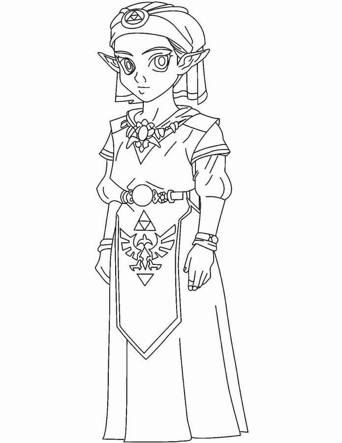 Dibujo gratuito Zelda #200886 de la coleccion Videojuegos para imprimir
