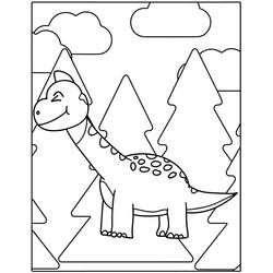 Dibujo Dinosaurio (Animales Prehistóricos) #171742 para imprimir y colorear