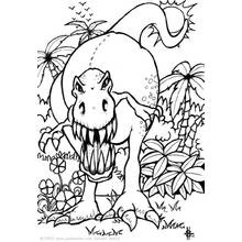 Dibujo para colorear: Dinosaurio (Animales Prehistóricos) #5508 - Dibujos para Colorear e Imprimir Gratis