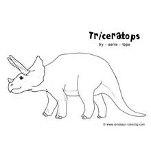 Dibujo para colorear: Dinosaurio (Animales Prehistóricos) #5521 - Dibujos para Colorear e Imprimir Gratis