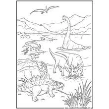 Dibujo para colorear: Dinosaurio (Animales Prehistóricos) #5522 - Dibujos para Colorear e Imprimir Gratis