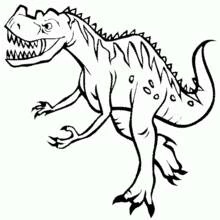 Dibujos para colorear: Dinosaurio - Dibujos para Colorear e Imprimir Gratis