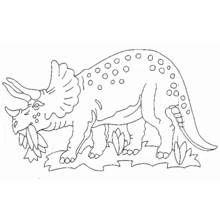 Dibujo para colorear: Dinosaurio (Animales Prehistóricos) #5557 - Dibujos para Colorear e Imprimir Gratis