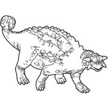 Dibujo para colorear: Dinosaurio (Animales Prehistóricos) #5575 - Dibujos para Colorear e Imprimir Gratis