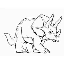 Dibujo para colorear: Dinosaurio (Animales Prehistóricos) #5632 - Dibujos para Colorear e Imprimir Gratis