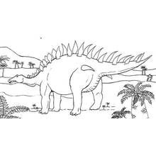 Dibujo para colorear: Dinosaurio (Animales Prehistóricos) #5647 - Dibujos para Colorear e Imprimir Gratis