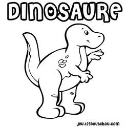 Dibujo para colorear: Dinosaurio (Animales Prehistóricos) #5667 - Dibujos para Colorear e Imprimir Gratis