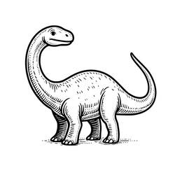 Dibujo para colorear: Diplodoco (Animales Prehistóricos) #212444 - Dibujos para Colorear e Imprimir Gratis