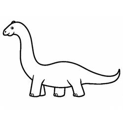 Dibujo para colorear: Diplodoco (Animales Prehistóricos) #212446 - Dibujos para Colorear e Imprimir Gratis