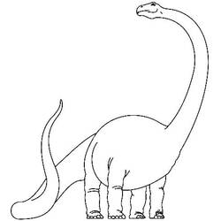 Dibujos para colorear: Diplodoco - Dibujos para Colorear e Imprimir Gratis