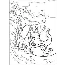 Dibujo para colorear: Mamut (Animales Prehistóricos) #19231 - Dibujos para Colorear e Imprimir Gratis