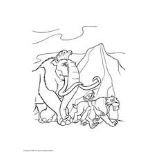 Dibujo para colorear: Mamut (Animales Prehistóricos) #19234 - Dibujos para Colorear e Imprimir Gratis