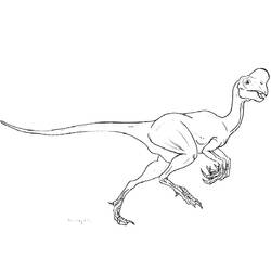 Dibujos para colorear: Oviraptor - Dibujos para Colorear e Imprimir Gratis