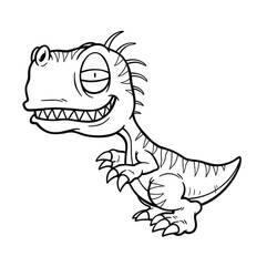 Dibujos para colorear: T-Rex - Dibujos para Colorear e Imprimir Gratis