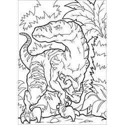 Dibujos para colorear: Velociraptor - Dibujos para Colorear e Imprimir Gratis