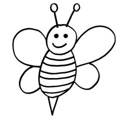 Dibujo Abeja (Animales) #184181 para imprimir y colorear