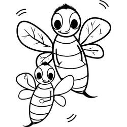 Dibujo para colorear: Abeja (Animales) #184192 - Dibujos para Colorear e Imprimir Gratis
