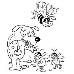 Dibujo Abeja (Animales) #184196 para imprimir y colorear