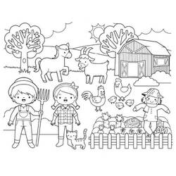 Dibujo Animales de Granja (Animales) #198089 para imprimir y colorear
