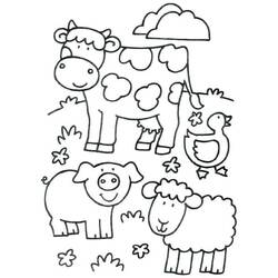 Dibujo Animales de Granja (Animales) #198110 para imprimir y colorear