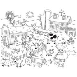 Dibujo Animales de Granja (Animales) #198124 para imprimir y colorear