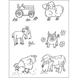 Dibujo Animales de Granja (Animales) #198126 para imprimir y colorear