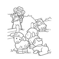 Dibujo para colorear: Animales de granja (Animales) #21414 - Dibujos para Colorear e Imprimir Gratis