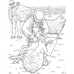 Dibujo para colorear: Animales de granja (Animales) #21602 - Dibujos para Colorear e Imprimir Gratis