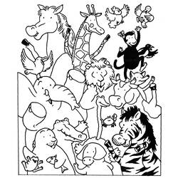Dibujo para colorear: Animales de granja (Animales) #21631 - Dibujos para Colorear e Imprimir Gratis