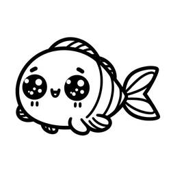 Dibujo para colorear: Animales Kawaii (Animales) #209246 - Dibujos para Colorear e Imprimir Gratis