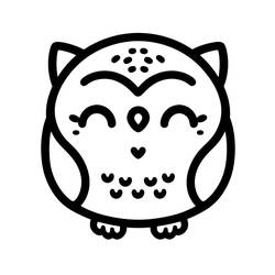 Dibujo para colorear: Animales Kawaii (Animales) #209252 - Dibujos para Colorear e Imprimir Gratis