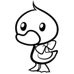 Dibujo para colorear: Animales Kawaii (Animales) #209266 - Dibujos para Colorear e Imprimir Gratis