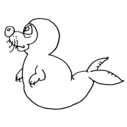 Dibujo para colorear: Animales marinos (Animales) #22070 - Dibujos para Colorear e Imprimir Gratis