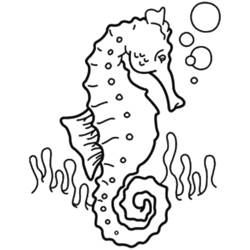 Dibujo para colorear: Animales marinos (Animales) #22235 - Dibujos para Colorear e Imprimir Gratis