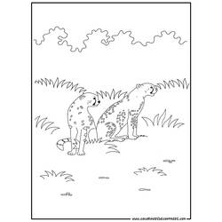 Dibujo para colorear: Animales salvajes / de la selva (Animales) #21210 - Dibujos para Colorear e Imprimir Gratis