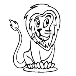 Dibujo para colorear: Animales salvajes / de la selva (Animales) #21326 - Dibujos para Colorear e Imprimir Gratis