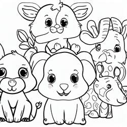 Dibujo Animales Tiernos (Animales) #189915 para imprimir y colorear
