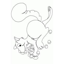 Dibujo para colorear: Ardilla (Animales) #6268 - Dibujos para Colorear e Imprimir Gratis