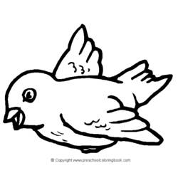 Dibujo para colorear: Aves (Animales) #11904 - Dibujos para Colorear e Imprimir Gratis