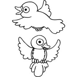 Dibujo para colorear: Aves (Animales) #11912 - Dibujos para Colorear e Imprimir Gratis