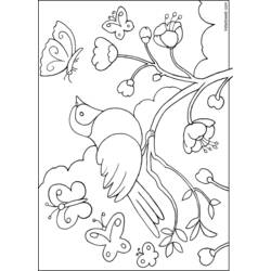 Dibujo para colorear: Aves (Animales) #11944 - Dibujos para Colorear e Imprimir Gratis