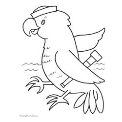 Dibujo para colorear: Aves (Animales) #11988 - Dibujos para Colorear e Imprimir Gratis