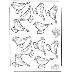 Dibujo para colorear: Aves (Animales) #11989 - Dibujos para Colorear e Imprimir Gratis