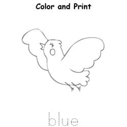 Dibujo para colorear: Aves (Animales) #12064 - Dibujos para Colorear e Imprimir Gratis